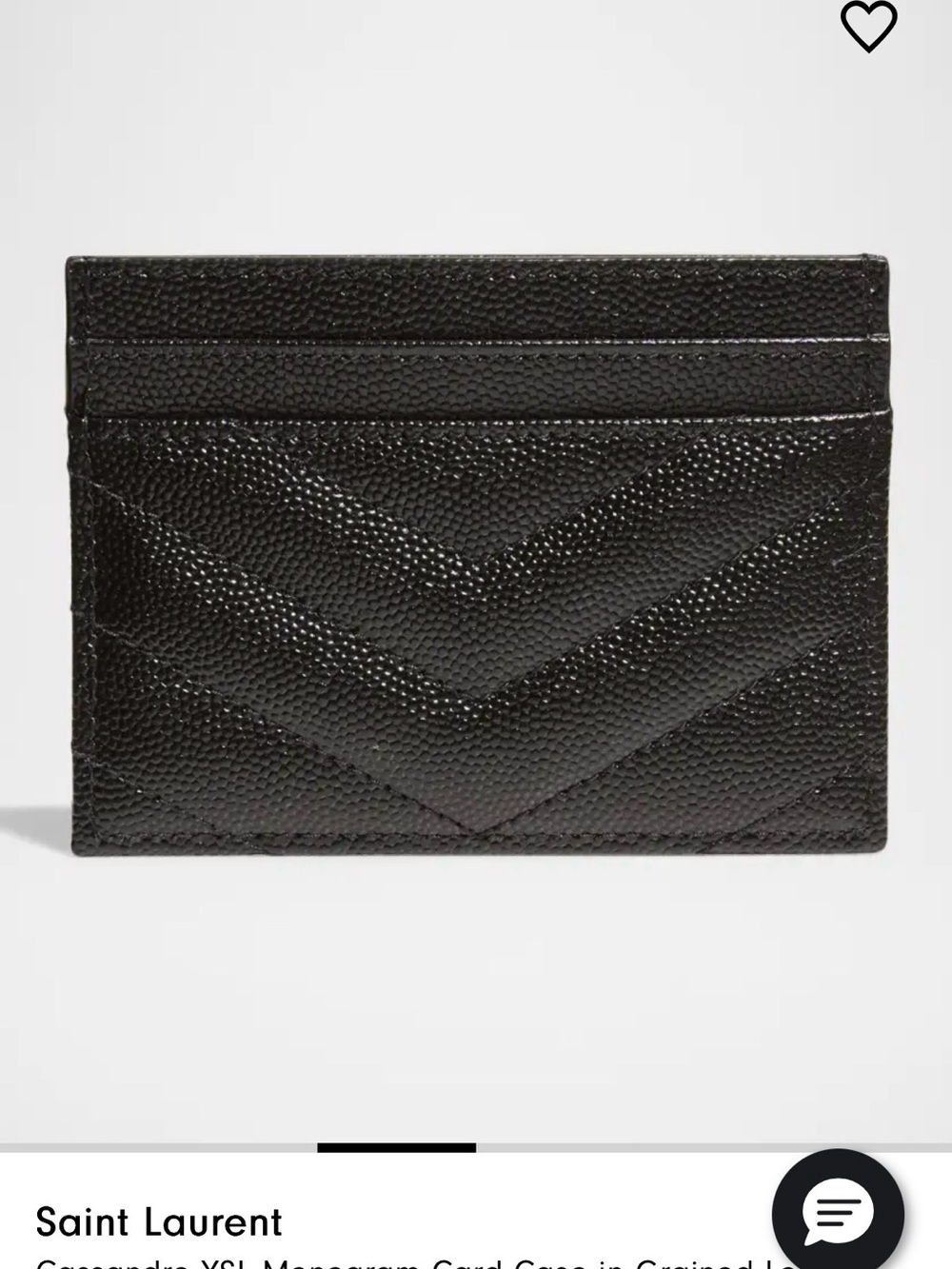 Saint Laurent Black Card Case with Gold YSL Monogram - Picture 3 of 11